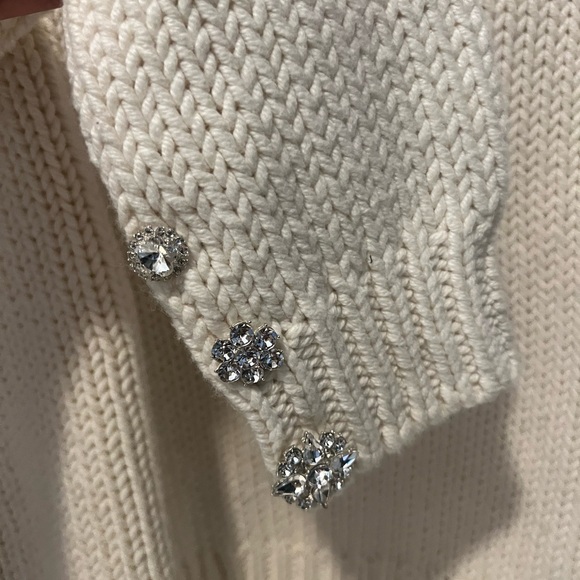 ba&sh Chavi sweater with embellished buttons, ivory, XS - Picture 3 of 10